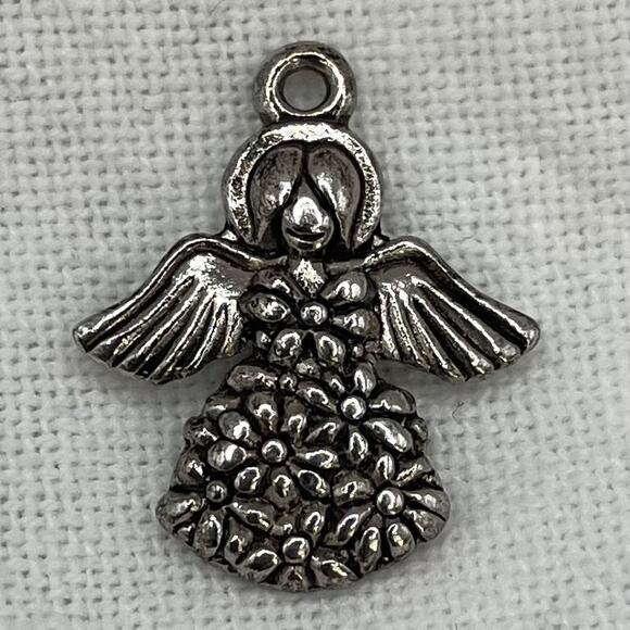 Angel and Heart Charms Jewelry Maker Bracelet Necklace Crafting - Picture 4 of 5